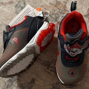 Light up Paw Patrol Kids Sneakers - Red and Gray